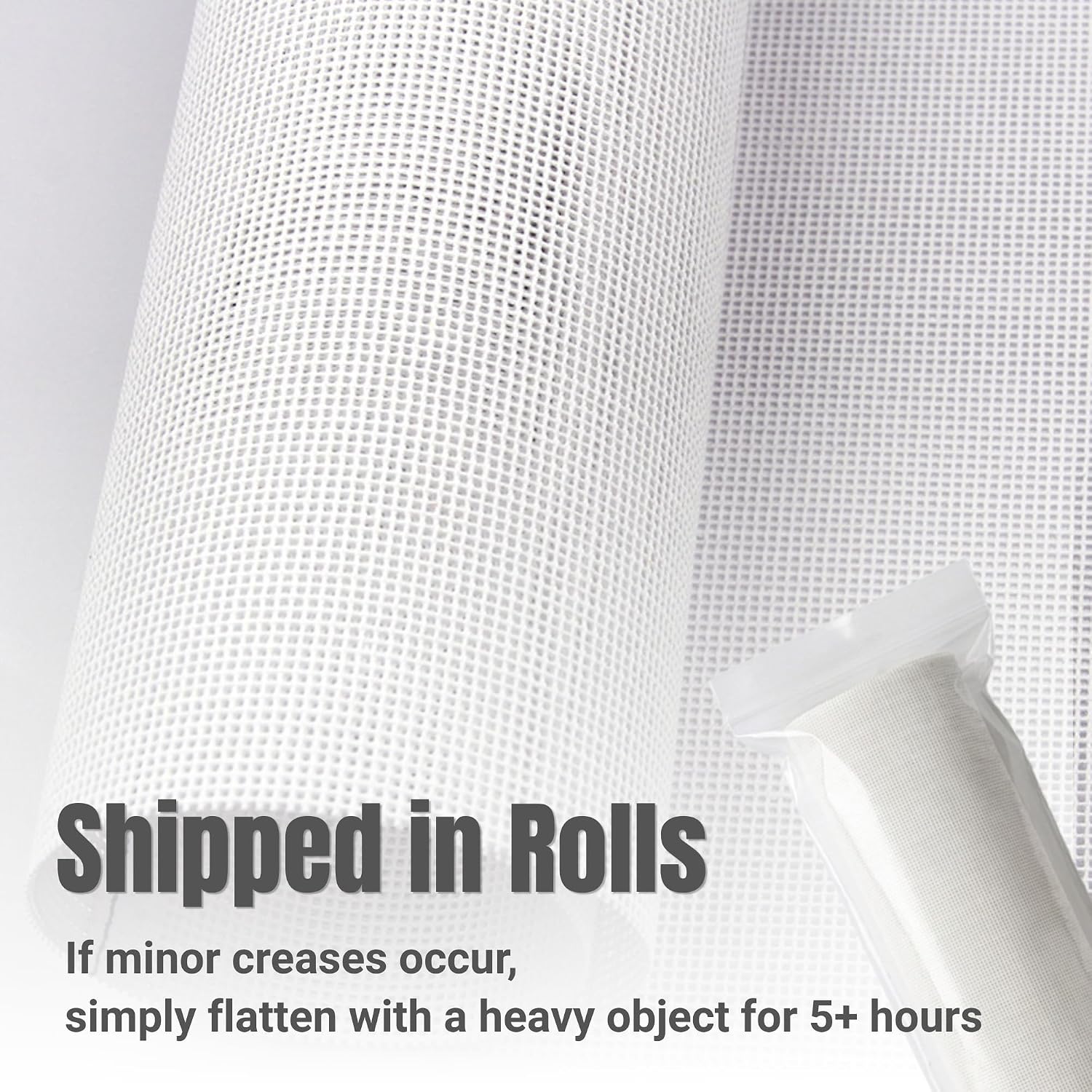 3-Pack 18 Mesh Needlepoint Canvas Rolled for Embroidery, 14"x18"