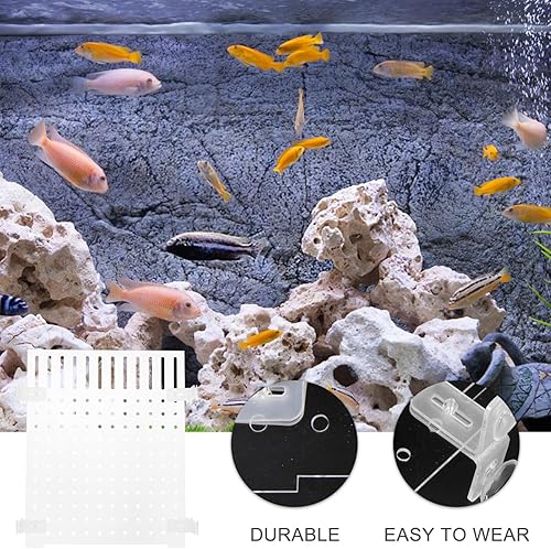 Miniatura 9 de 1 tablero divisor acrílico para pecera con ventosa, cría mixta para mantener diferentes peces separados