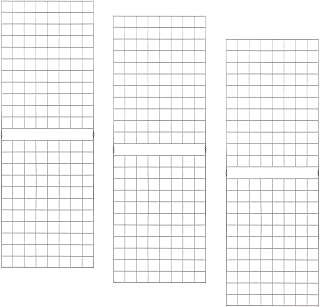 Sponsored Ad - ECONOCO Portable 2’ X 6’ Chrome Grid Panels - Pack of 3