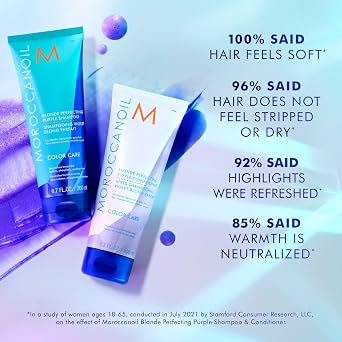 Moroccanoil Blonde Perfecting Purple Shampoo