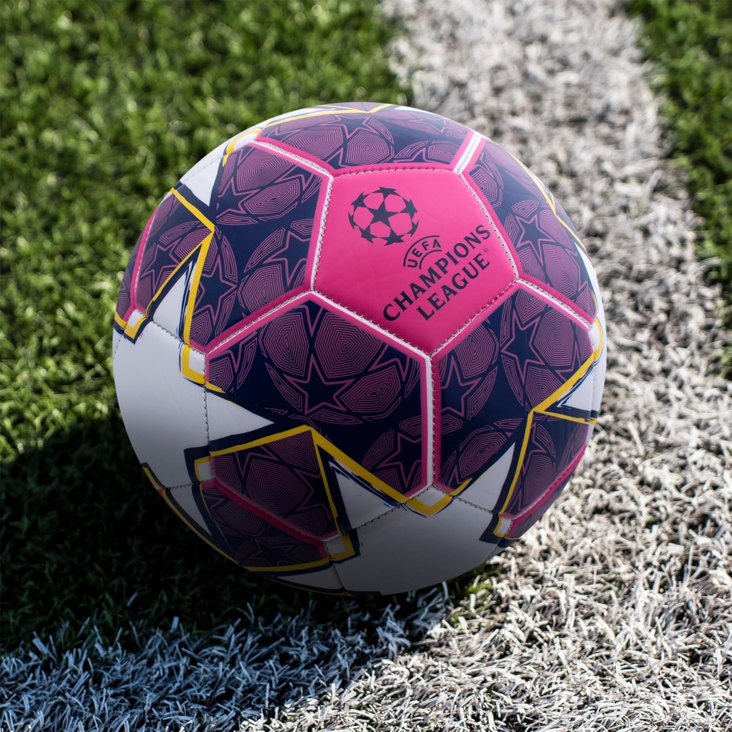 Hy-Pro UEFA Champions League Star Soccer Ball Size 5 – Official UCL Soccerball, Durable Training & Match Play for Kids & Adults - Image 2