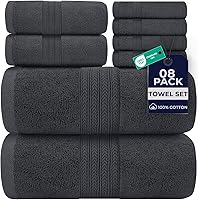 Vista 59 de DAN RIVER Paquete de 6 toallas de mano de alta calidad (16 x 28 pulgadas), 100% algodón, ultra suaves, ligeras, altamente absorbentes, para baño