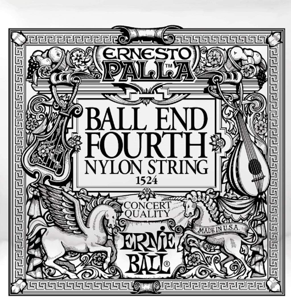 Ernie Ball 1524 Ernesto Palla Ball End 4th Nylon String - ONE STRING