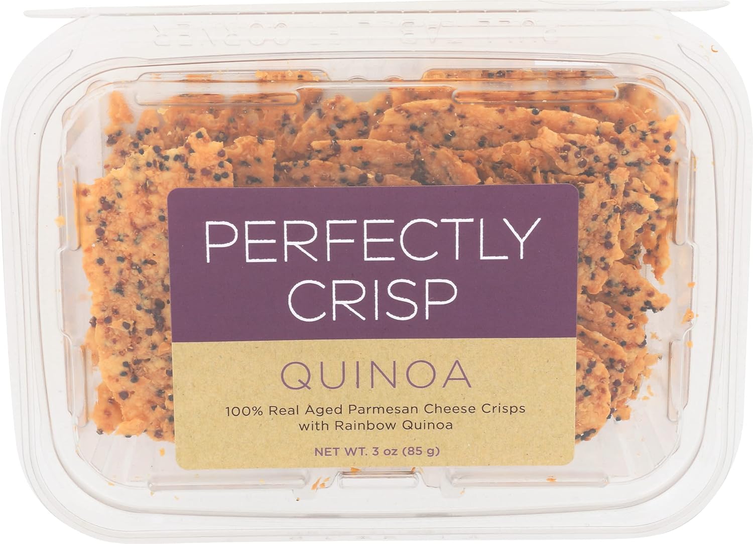 PERFECTLY CRISP Quinoa Parmesan Crisps, 3 OZ