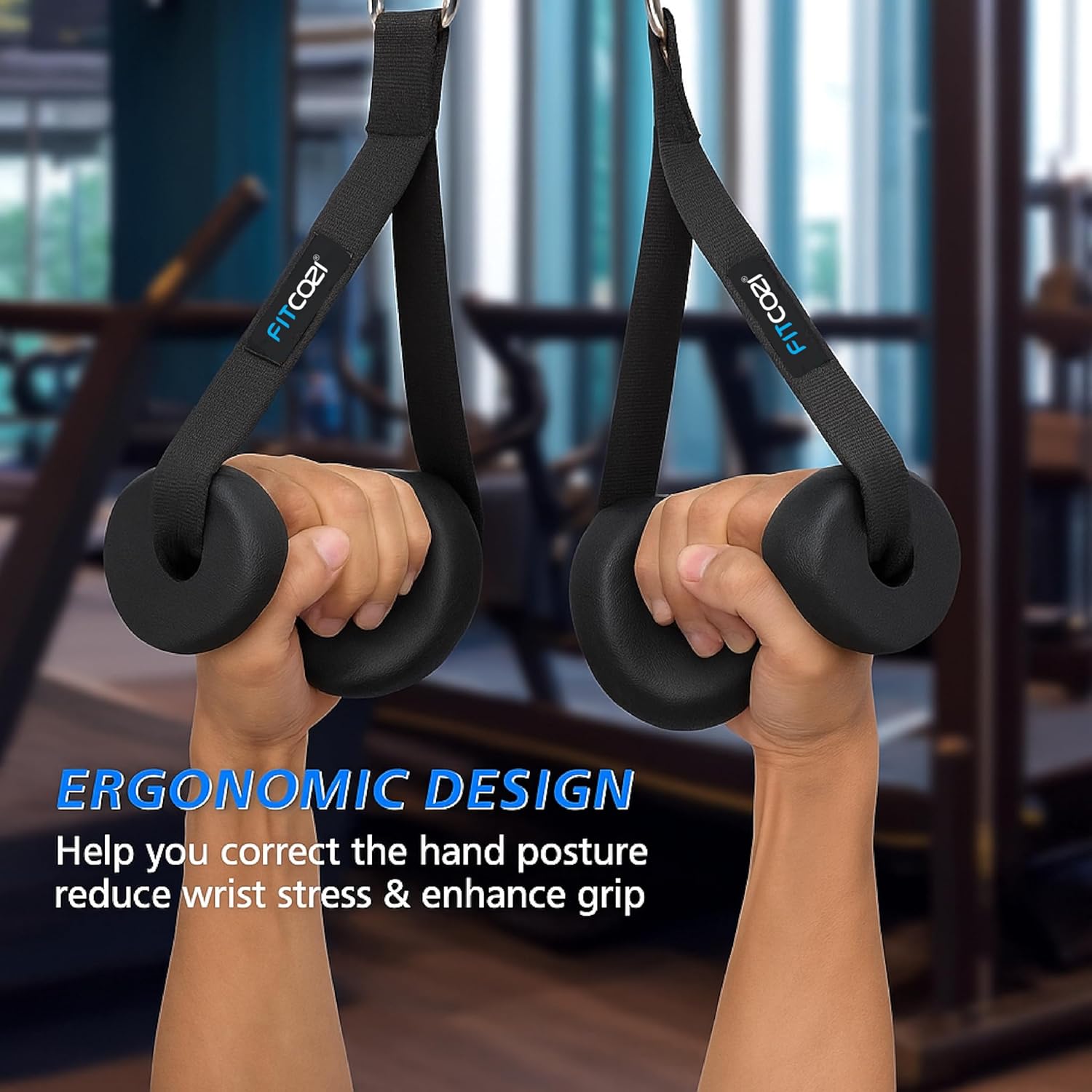 Buy Now Ergonomic Workout Handles For Resistance Bands, Cable