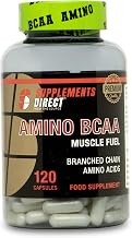 Supplements Direct - Amino BCAA Capsules - 1000mg - 120 Capsules - Amino Energy - BCAA Tablet - Boosts Muscle Growth, Recovery & Repair - Muscle Fuel - Workout Supplements - BCAA Amino Acids