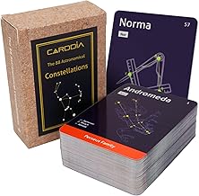 CARDDIA | The 88 Astronomical Constellations Educational Flashcards | Ideal for Astronomy Students and Educators