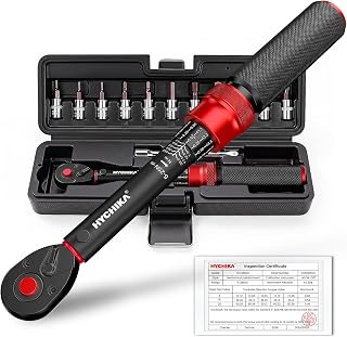 HYCHIKA Drehmomentschlüssel Fahrrad 1/4 Zoll, ±2% Präzision, 5-25Nm
