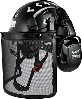 SAFEBUILDER Forestry Safety Helmet with Build-in Visor Mesh