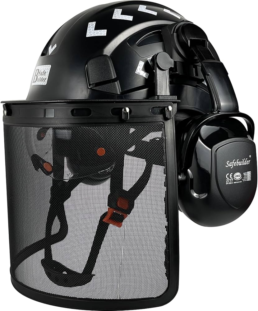 林業ヘルメット Amazon.co.jp: SAFEBUILDER 林業安全ヘルメット ビルトインバイザー