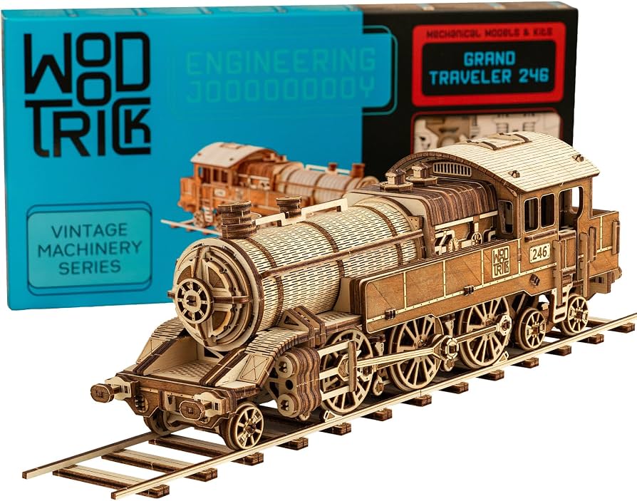 Amazon | Wood Trick Grand Traveler 246 木製列車セット 鉄道付き