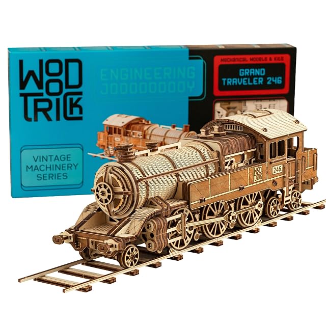 Wood Trick Grand Traveler Puzzle 3D de Madera para Adultos para Construir
