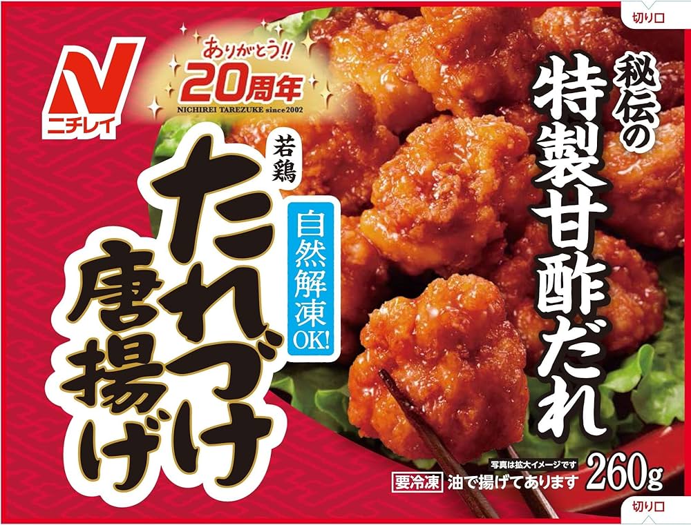 Amazon | ニチレイフーズ [冷凍] ニチレイ 若鶏たれづけ唐揚げ 260g