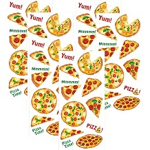 Playhouse Pizza Party Pizza Scented Scratch & Sniff Sticker Sheets - 3 Pack