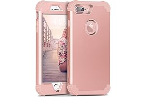 BENTOBEN iPhone 8 Plus Case, iPhone 7 Plus Protective Case Rose Gold
