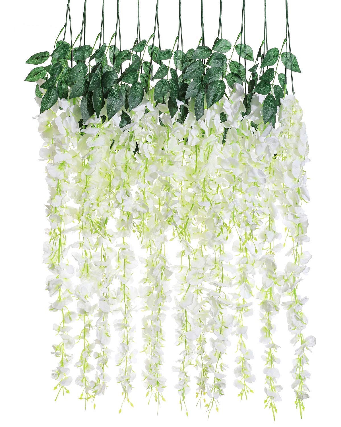 Veryhome 6 stück/los 3.6 füße/stück künstliche Blumen gefälschte Wisteria Vine seidenblume für Hochzeit Dekorationen hausgarten Party Decor