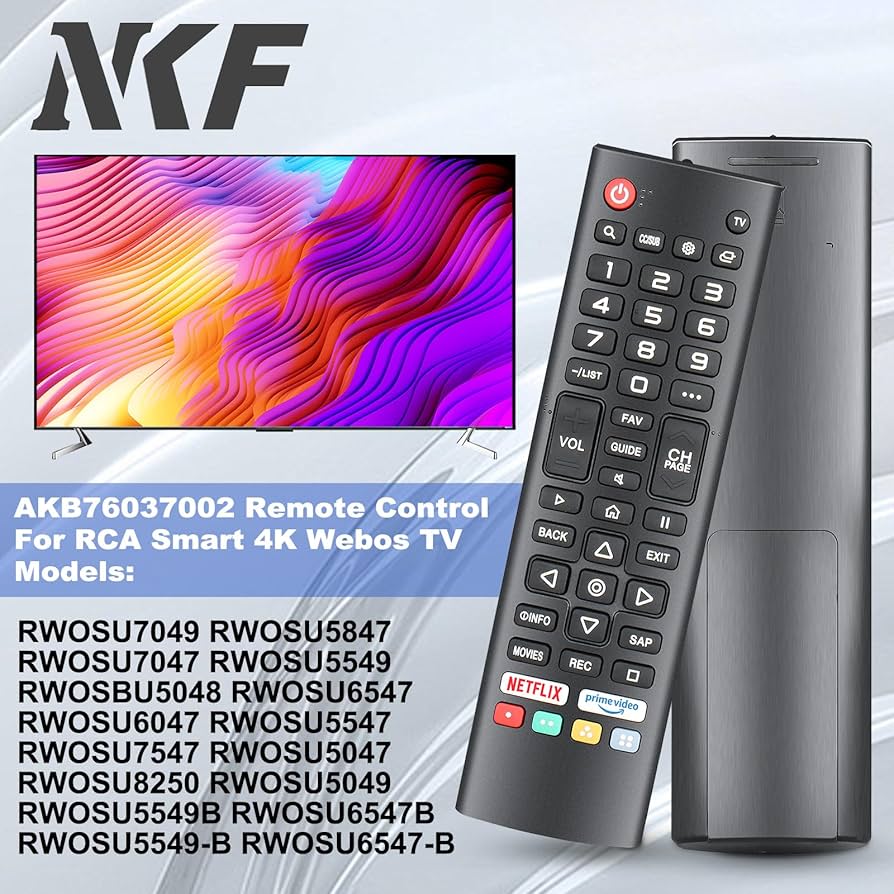 Amazon.com: AKB76037002 Remote Control for RCA TV Remote