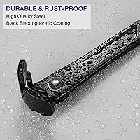 Vista 5 de WORKPRO Ganzúa de 33 cm con uña de gato, extractor de uñas con uña de gato y extractor de uñas basculante, palanca para remodelación del hogar