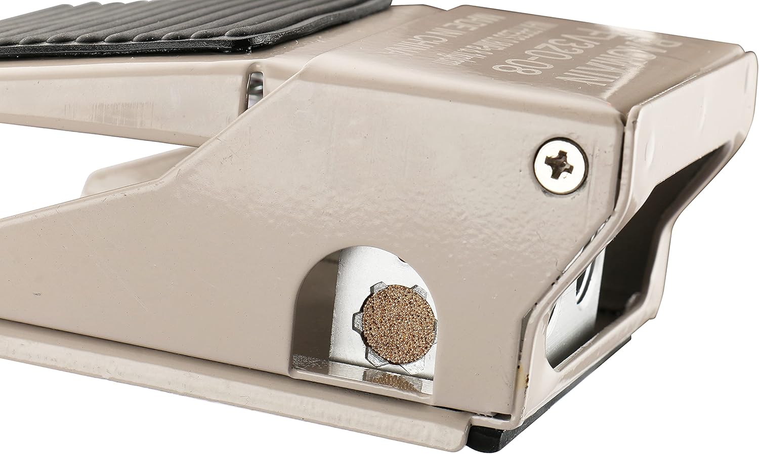 Baomain Pneumatic Foot Pedal Valve FV-320 Momentary 3 Way 2 Position 1/4" PT Threaded Rubber Nonslip Pressure Control (Pack of 2)