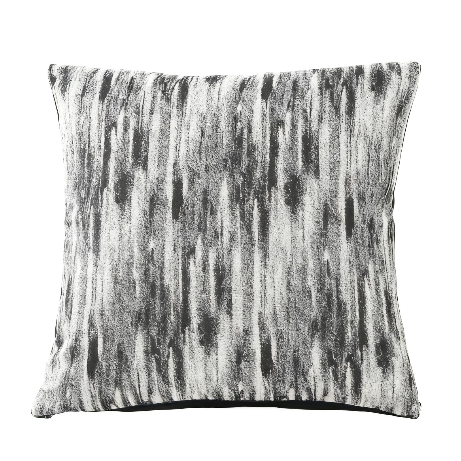 ALCXAZS Car Pillow Striped Throw Woven Jacquard Polyester Cotton Bed, black