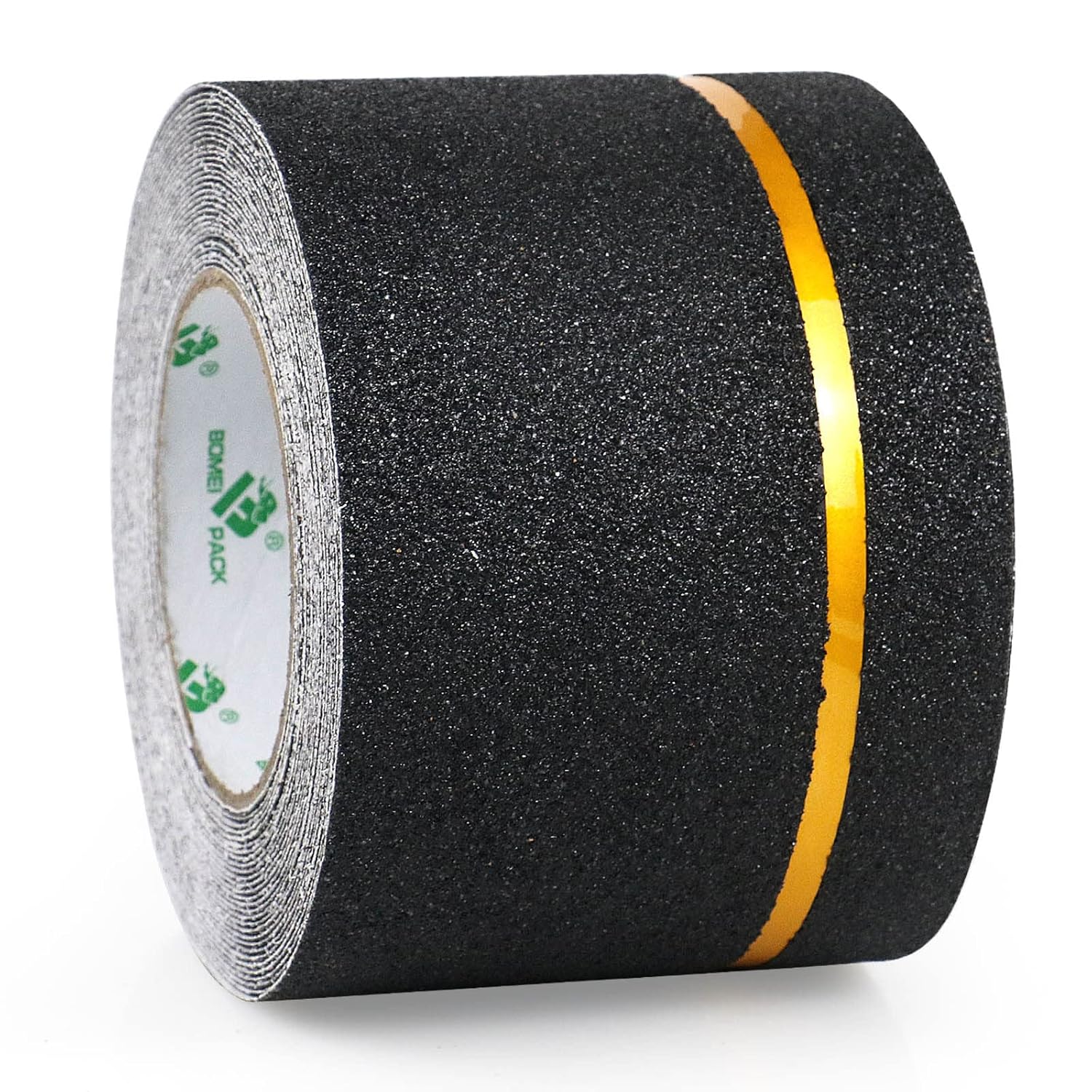 BOMEI PACK 4" x 33 Ft Anti Slip Traction Tape with Reflective Stripe,Grip Non Slip Stair Treads