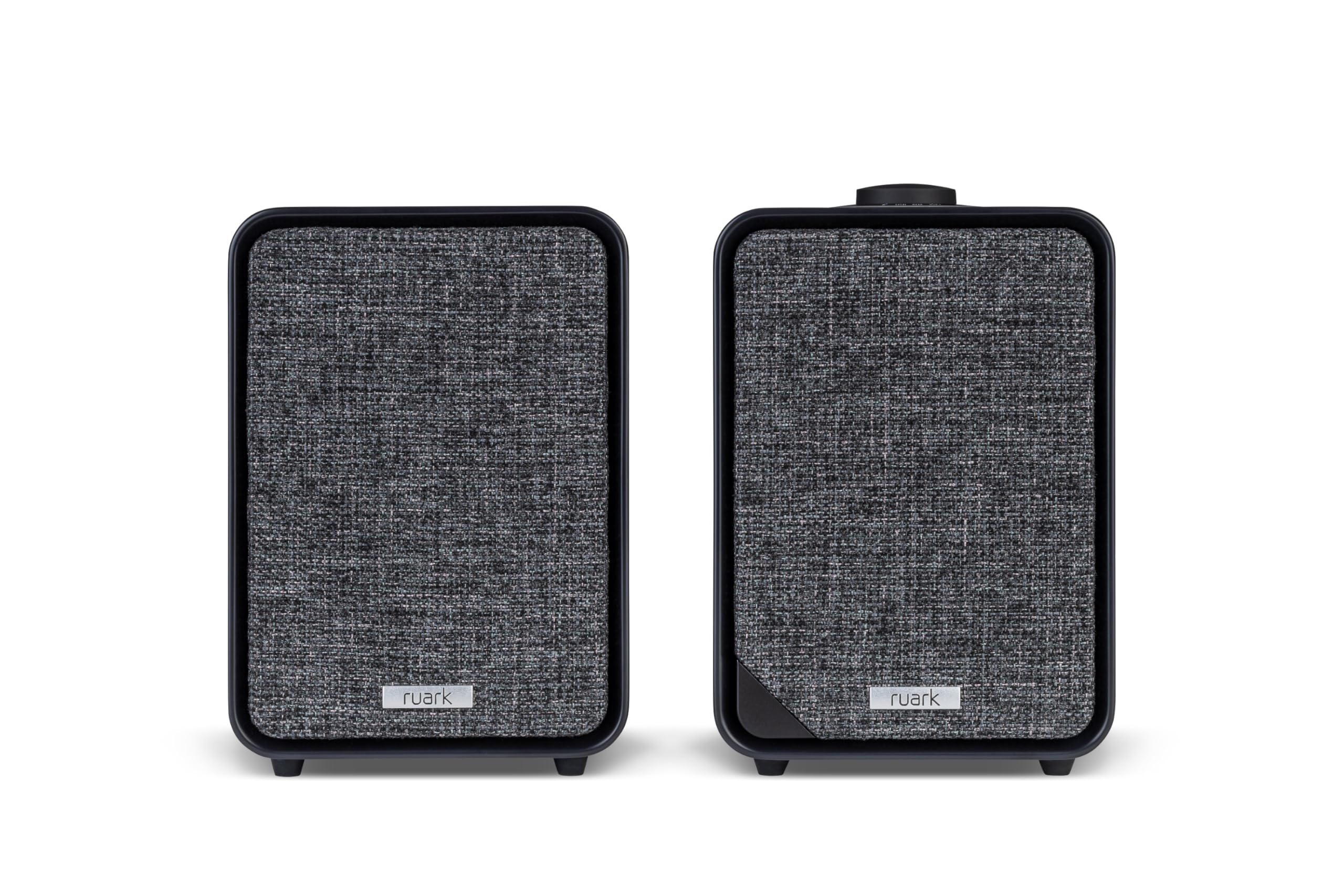 Sistema de altavoces de escritorio Ruark MR1 MK3 (Satén gris carbón con rejilla de tela gris pizarra)