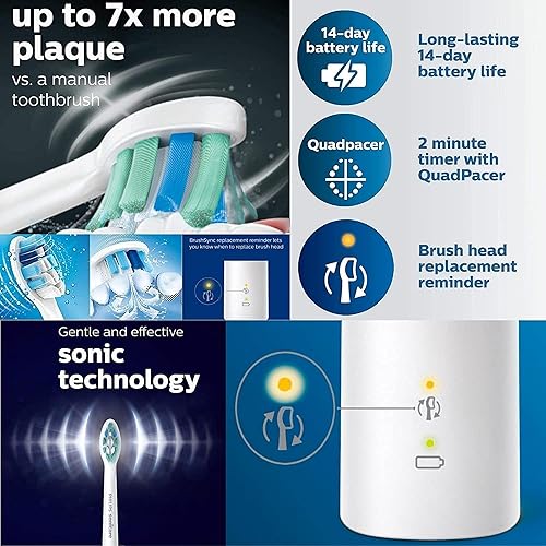 Miniatura 3 de Cepillo de dientes recargable Philips Sonicare EasyClean, Blanco