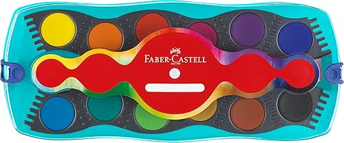Miniatura 2 de Faber-Castell Caja de pintura Connector - 12 colores turquesa
