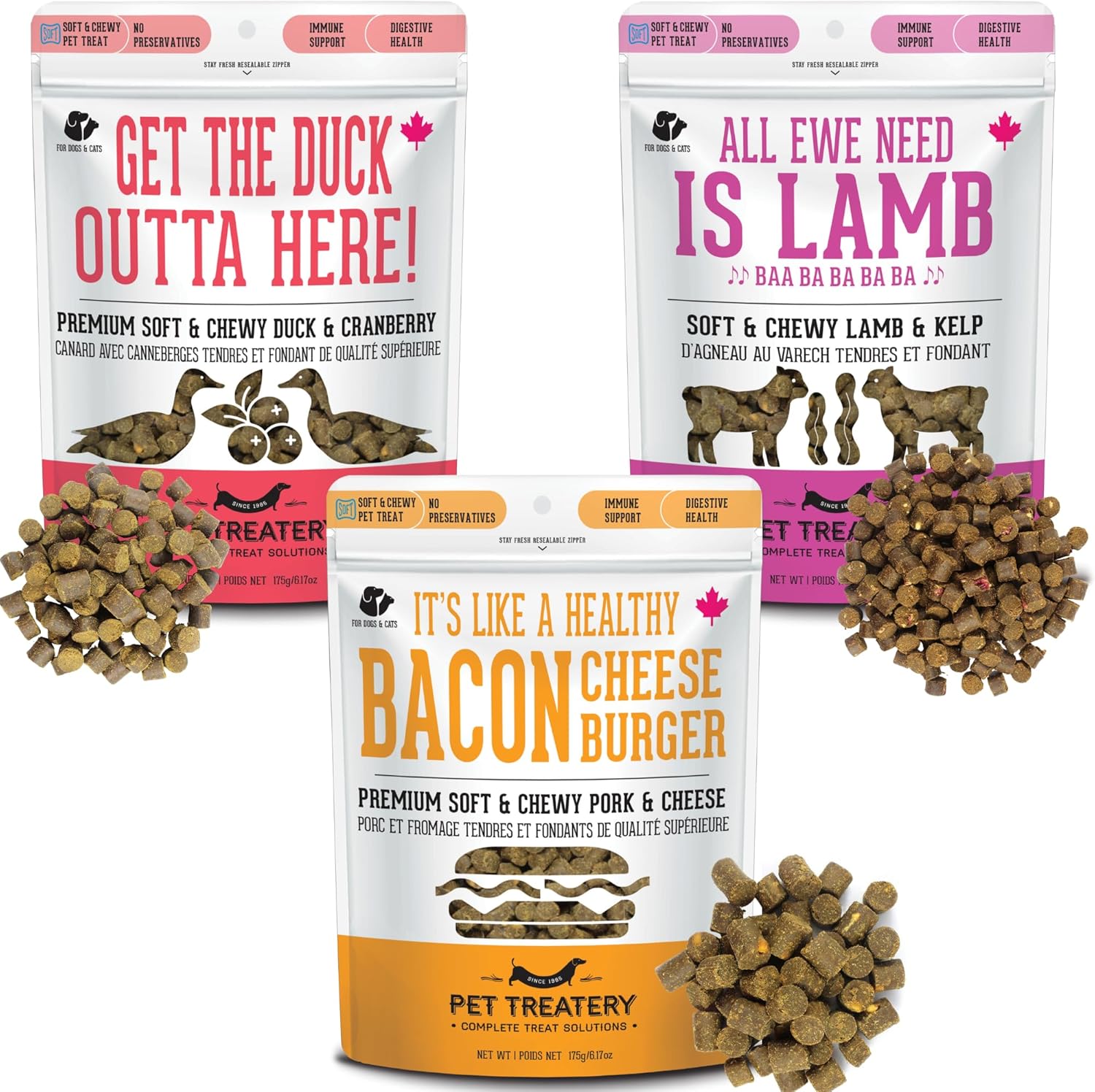 Soft & Chewy Pork Liver & Cheese, Duck &...