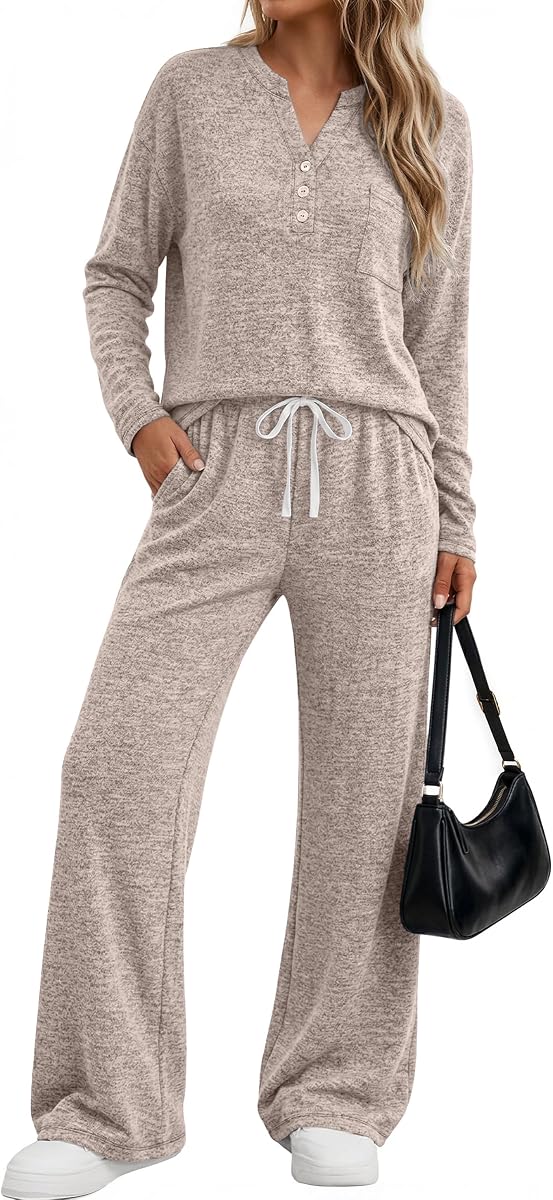 LILLUSORY Womens 2 Piece Lounge Sets Fall Outfits Airport Travel Sweatsuits