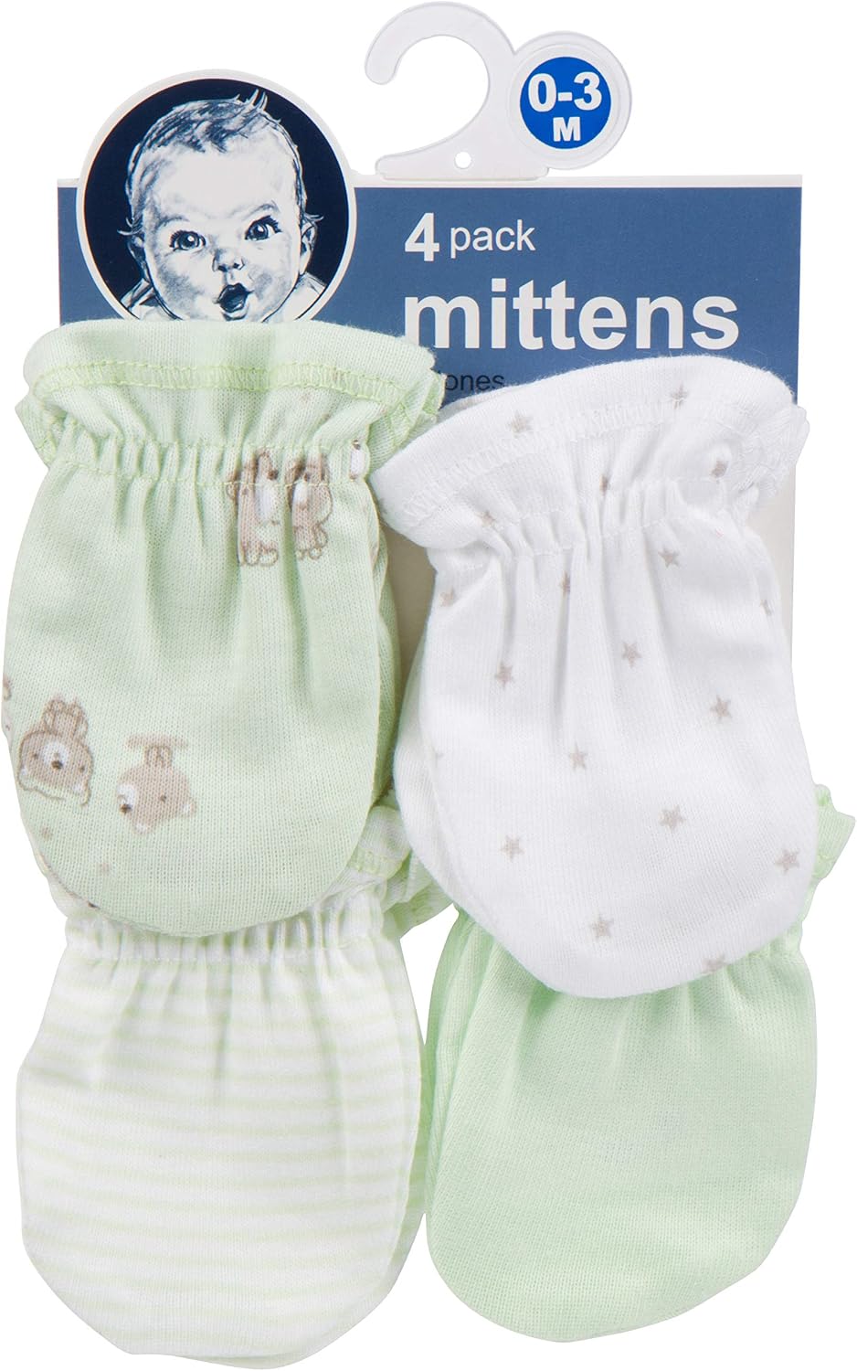 Gerber unisex-baby 4-pair Mittens