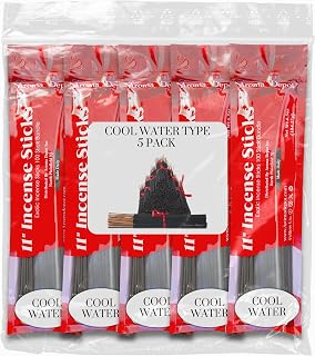 Cool Water Type Most Exotic 11'' Incense Sticks. 500 Pack Bulk Wholesale, Each Natural Stick Burns for 45 mins to 1 Hour Each. Long Lasting.