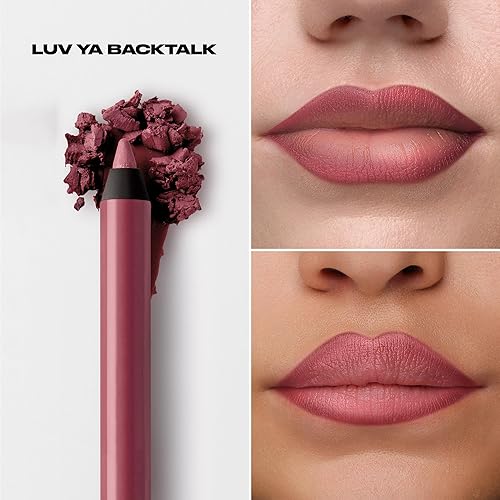 Vista 42 de URBAN DECAY Lápiz labial impermeable deslizante 24/7, a prueba de manchas, delineador de labios de larga duración, colores suaves y cremosos, Manic