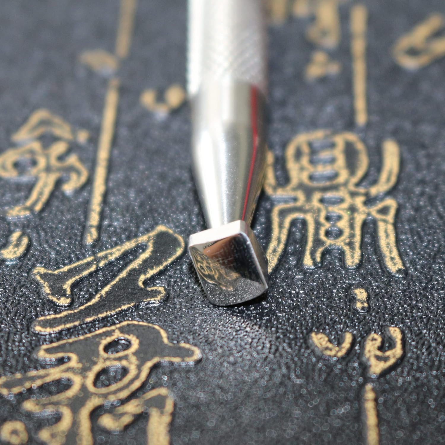 Leather Stamping Tool Beveling Undercut Beveler Stamps 304 Stainless Steel Carving DIY LeatherCrafts Tools (Full Set, 4pcs (XS+S+M+L))