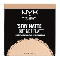 Vista 4 de NYX PROFESSIONAL MAKEUP Base en polvo mate pero no plana, color beige medio