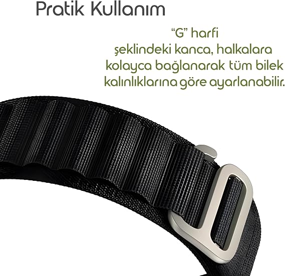 Rongep Huawei ile Uyumlu Travel Loop 22mm Kordon GT6/GT6 Pro/GT5/GT5 Pro/GT4/GT3/GT3 Pro/GT2/GT2 Pro 46mm için Rahat Kumaşlı GT6 Pro Kordon Terletmeyen Konforlu Tasarım GT6 Kordonu