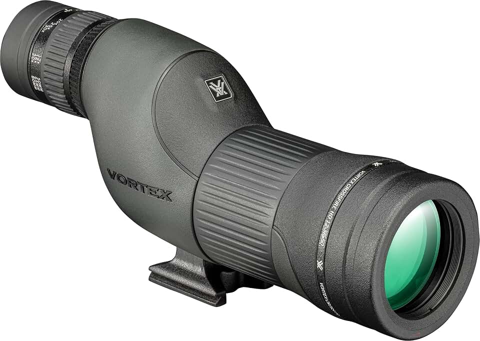 Vortex Crossfire HD Spotting Scopes (12-36x50 Straight) | HD Optics, Fully Multi-coated Lenses, Helical Focus, Arca-Swiss Compatible - Unlimited, Unconditional Warranty