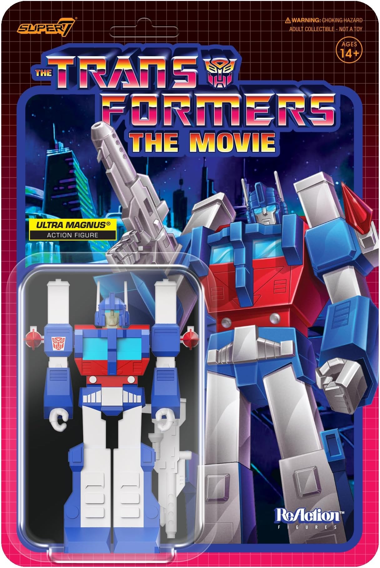 Transformers Ultra Magnus - 4" Transformers Action Figure with Accessory Classic Cartoon Collectibles and Retro Toys