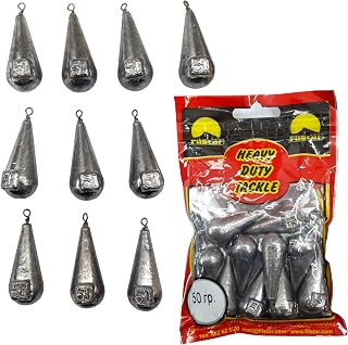 Birnenblei Set 10x50g, Grundangeln Wirbel