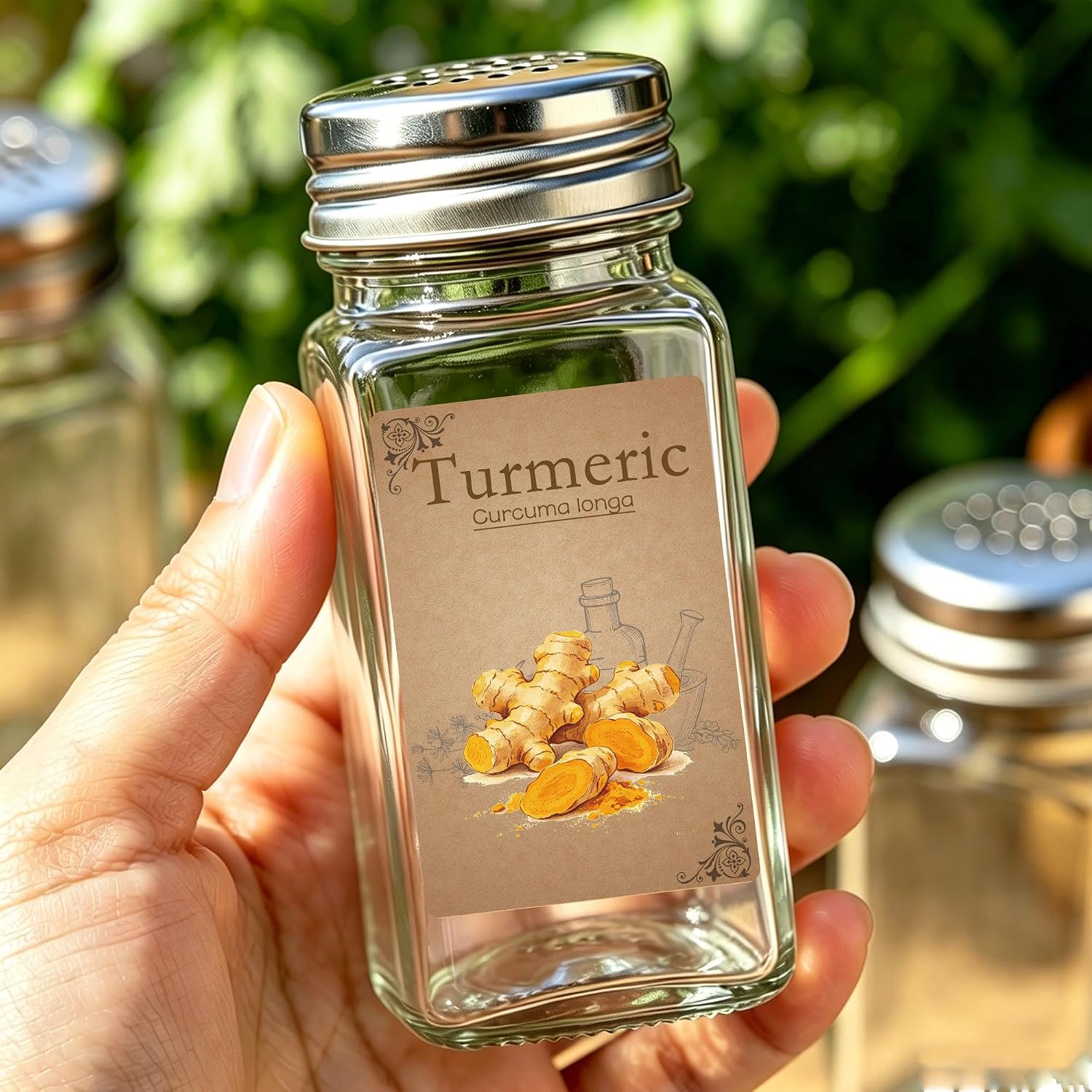 Herb and Spice Labels for Jars Bottles 96 Pcs Vintage Spice Apothecary Herb Spice Labels Stickers Vintage Jars Stickers for Bottles Tags Jars Spice Cabinet Organization (1.4" x 2.4")