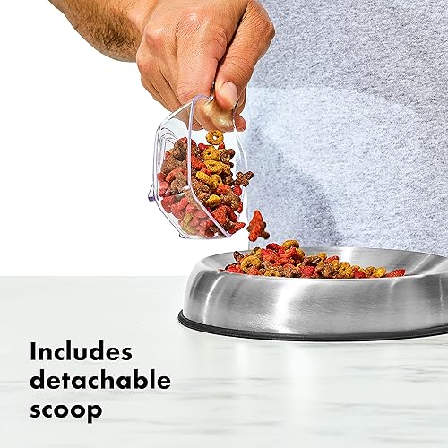 Miniatura 6 de OXO Good Grips Recipiente POP para mascotas – 4.4 Qt/4.2 L con cuchara Ideal para hasta 4 libras de comida para perros o 3.5 libras de comida