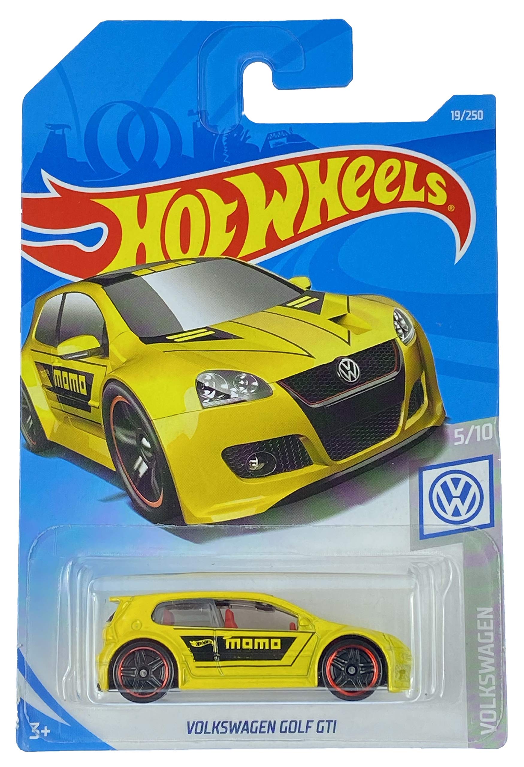 Hot Wheels Volkswagen Golf GTI (Yellow - MOMO) 19/250 Volkswagen