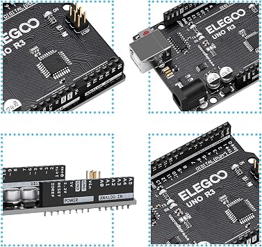 ELEGOO UNO R3 Controller Board ATmega328P, Compatible with Arduino
