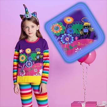 VIKITA girls clothes toddler outfits - little kids shirts & leggings winter fashion clothing sets, cute birthday gifts