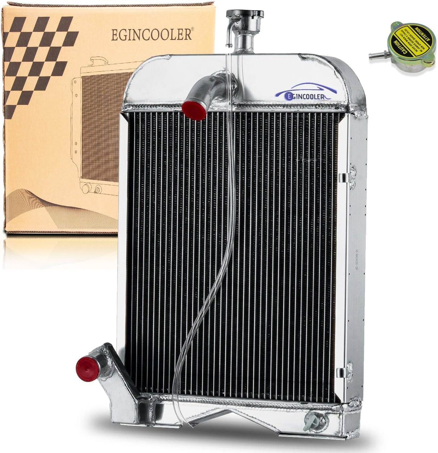 OEM# 8N8005 86551430 for Ford 8N 9N 2N Aluminum 3 Rows Core Radiator Tractors Radiador All Aluminum Radiador for Ford Radiators