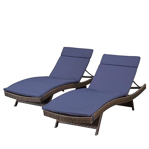 Christopher Knight Home Salem Outdoor Wicker Adjustable Chaise Lounge with