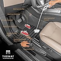 Vista 3 de TuxMat - Para los modelos Mercedes-Benz GLC 2016-2022 - Alfombrillas personalizadas para automóvil - Cobertura máxima, todo tipo de clima, medición