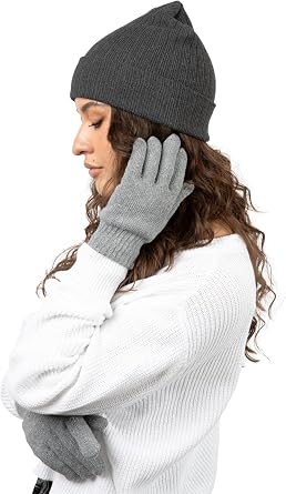 12 Pack Winter Beanie Hats for Men Women, Warm Cozy Knitted Cuffed Skull Cap, Wholesale
