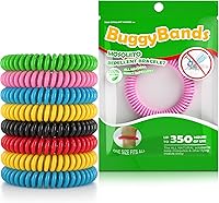 BuggyBands 12 Pack Mosquito Repellent Bracelets - DEET-Free, Natural Oils, Waterproof for Kids & Adults (5458 Reviews)