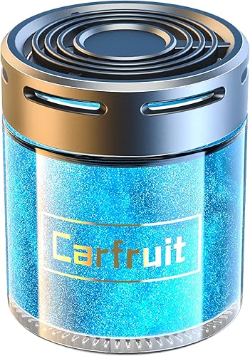 Ambientadores de aire para automóvil, gel con purpurina, 6.8 fl oz, fragancia para automóvil, de larga duración, eliminador de olores de humo para